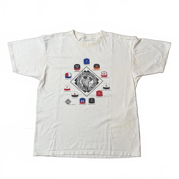 Vintage 1990s NLBPA Negro Leagues baseball tee Tee XL - Picture 1 of 6
